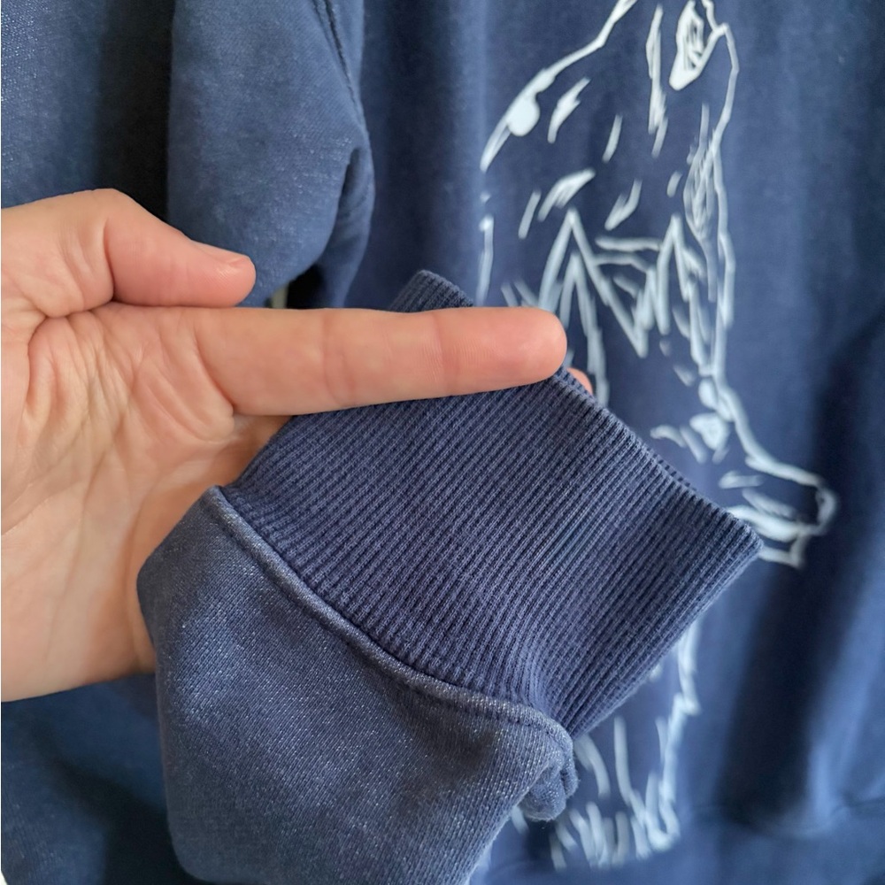 ❌SOLD❌ KENSHIN KOLLECTION Graphic Hoodie Hand+Wolf Anime/Manga Design, SZ M EUC - Picture 9 of 9